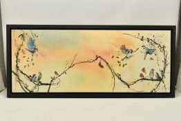 KAY DAVENPORT (BRITISH CONTEMPORARY) 'TAKING FLIGHT', a signed limited edition print depicting birds