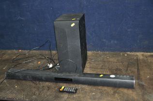 A LG LAS445S WIRELESS SOUNDBAR AND SUB with remote (both PAT pass and working)