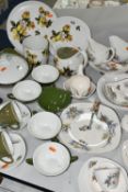A GROUP OF MIDWINTER POTTERY, in Magnolia, Orchard Blossom and Riverside, to include a Magnolia