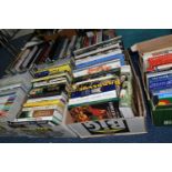SIX BOXES OF COOKERY BOOKS containing approximately 130 titles in hardback and paperback formats,