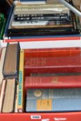 TWO BOXES OF BOOKS containing approximately thirty-five titles mostly on the subject of Chinese