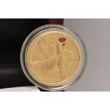 THE PERTH MINT, Australia End of WWI 100th Anniversary Quarter Ounce Gold Proof coin 2018, 99.99