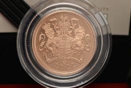 ROYAL MINT 2022 QUEEN ELIZABETH GOLD PROOF JUBILEE SOVEREIGN COIN, 916.7 Au, 22.05mm diameter, 7.