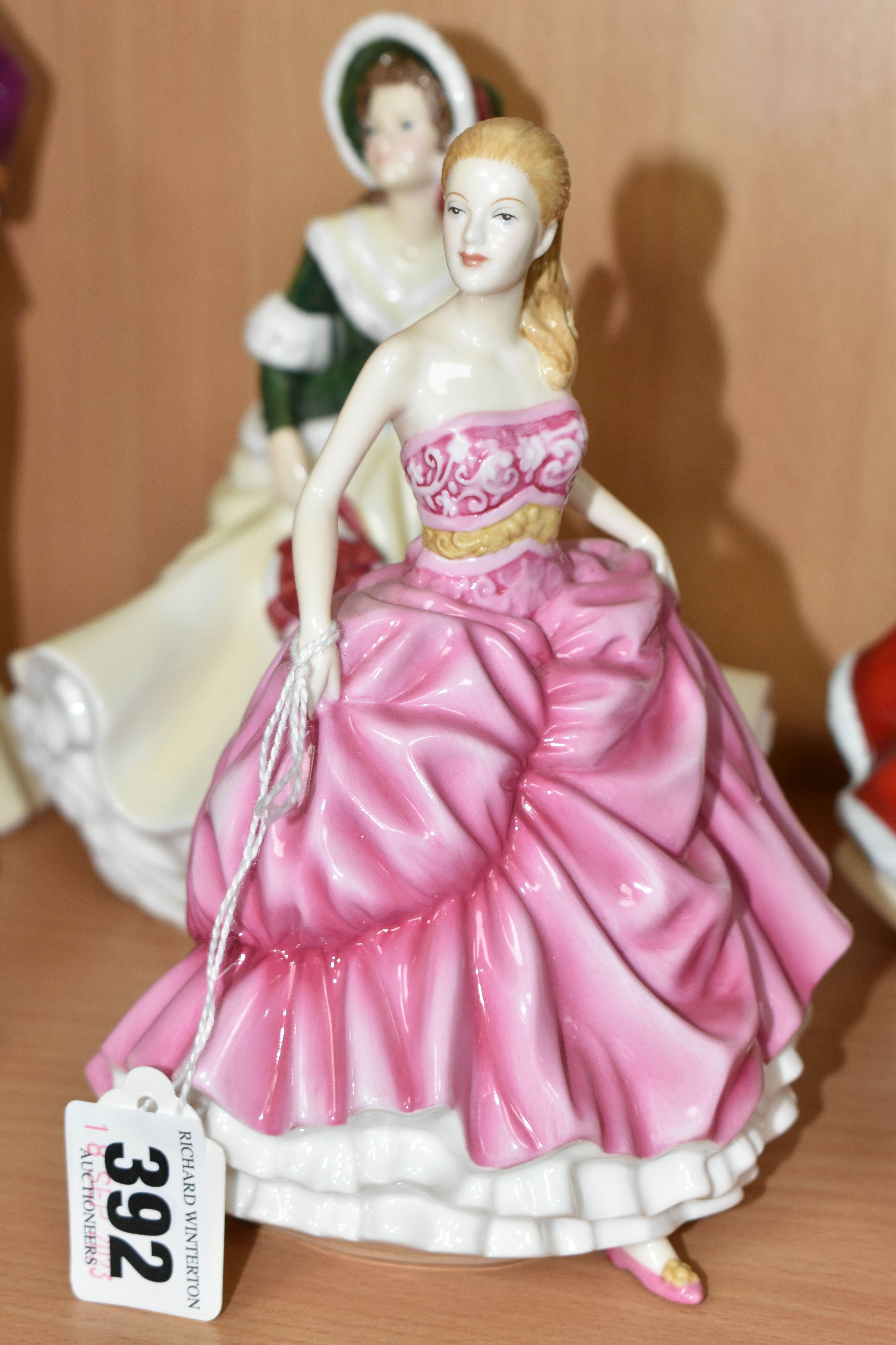 SIX ROYAL DOULTON FIGURINES, comprising Pretty Ladies: Amelia HN5440, Madeline HN5513, Christmas Day - Image 3 of 7
