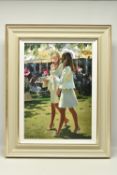 SHERREE VALENTINE DAINES (BRITISH 1959) 'THE COLOUR AND GLAMOUR OF ASCOT', a signed limited