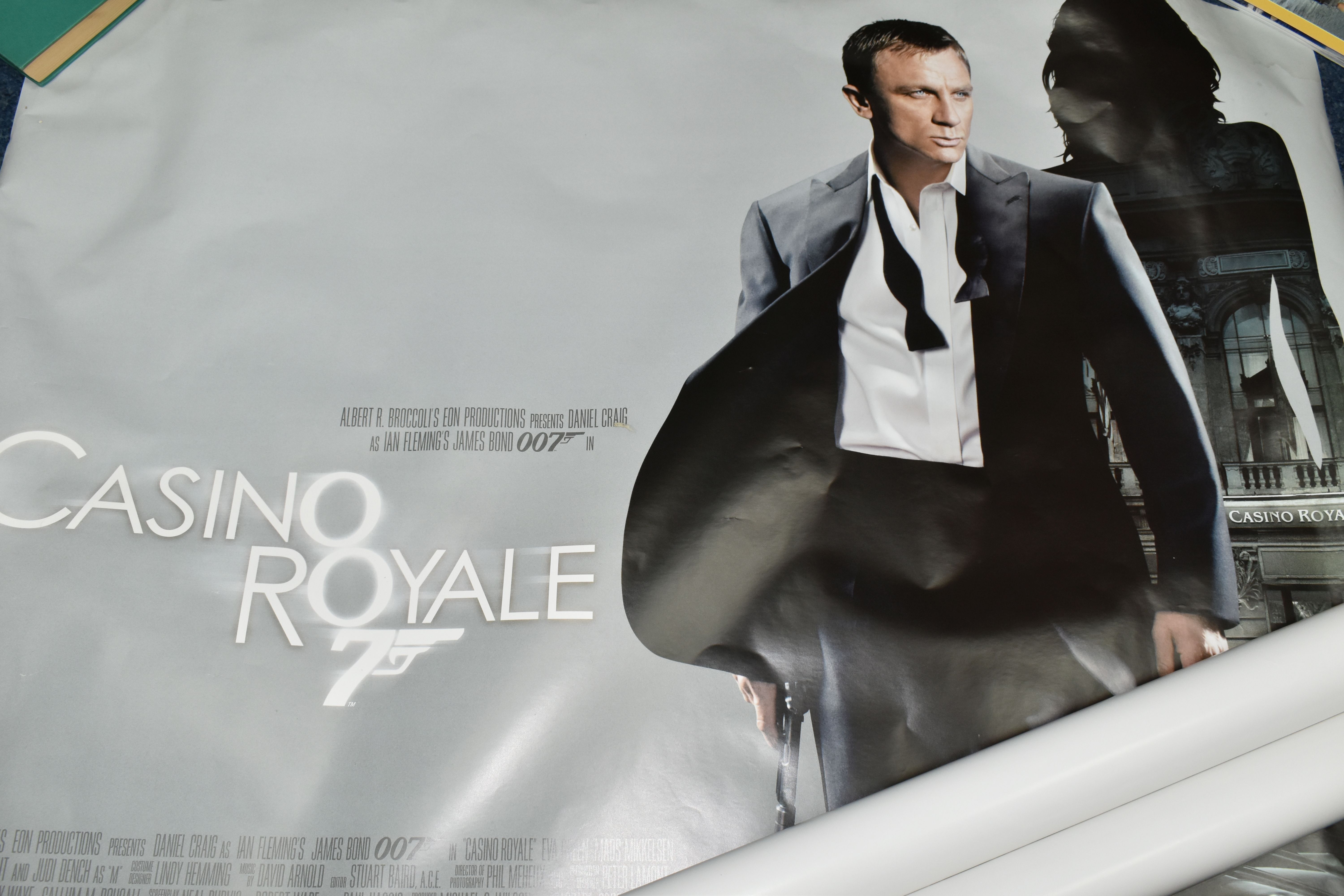A '007' ILLUMINATED HANGING DECORATION AND TWO JAMES BOND POSTERS FOR CASINO ROYALE AND DIE - Image 4 of 4