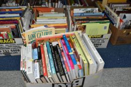 SIX BOXES OF BOOKS containing approximately 160 titles mostly in hardback format on the subject of