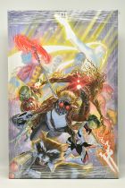 ALEX ROSS FOR MARVEL COMICS (AMERICAN CONTEMPORARY), 'GUARDIANS OF THE GALAXY', a signed artist