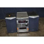 AN AIWA XR-M35 MINI HI FI with a pair of SX-M35 matching Speakers (PAT pass and working apart from