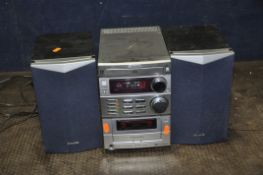 AN AIWA XR-M35 MINI HI FI with a pair of SX-M35 matching Speakers (PAT pass and working apart from
