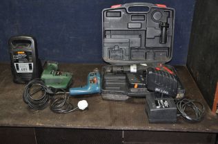 A PERFOMANCE 30 VOLT HAMMER DRILL, with two batteries and charger, a Bosch CSB 500-2, a Bosch PFZ