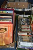 FOUR BOXES OF MUSIC AND ENTERTAINMENT ETC, music includes Readers Digest box sets and classical