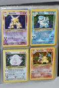 POKEMON COMPLETE BASE SET, all 102 cards are included, condition ranges from good to excellent (1)