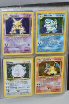 POKEMON COMPLETE BASE SET, all 102 cards are included, condition ranges from good to excellent (1)