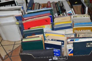 THREE BOXES OF MOTORING EPHEMERA containing a large collection of Motor Car leaflets, technical