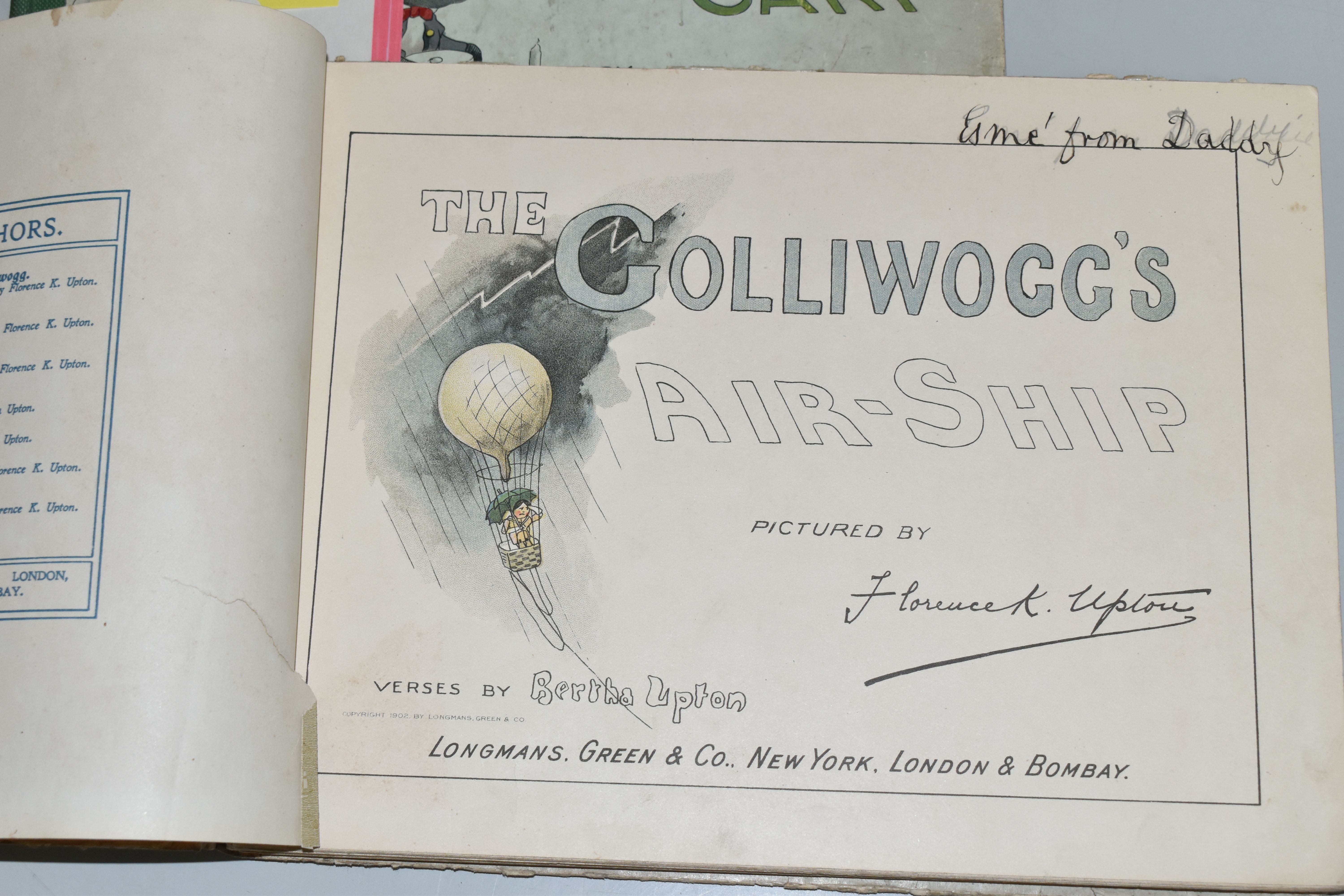 UPTON; Florence K, three vintage book titles from the Author, The Golliwogg's Air-Ship, The - Image 2 of 12