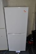 A CURRYS ESSENTIAL FRIDGE FREEZER width 55cm x depth 56cm x height 134cm (PAT pass and working at