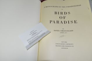 ELLIOT; Daniel Giraud, A Monograph Of The Paradisaeidae or Birds of Paradise 1873, this Facsimile