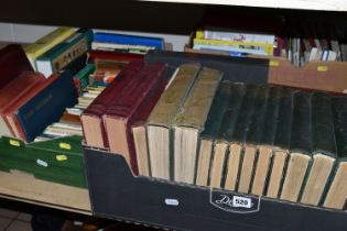 THREE BOXES OF BOOKS AND GUIDE BOOKS, including six volumes of The Book of Modern Engines & Power