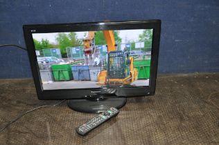 A PANASONIC TX-22X20B 22in TV with remote and a Technika DVD player with remote(both PAT pass and