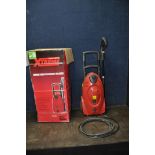 A POWERBASE EXTREME 1800W HIGH PRESSURE WASHER, with original box, lance and hose (condition: hose