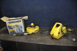 A KARCHER 111 JETWASH with lance and a boxed T300 patio head (PAT pass and working) (2)