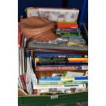 ONE BOX OF RAILWAYANA consisting of approximately forty-five book titles on Railways, Railway