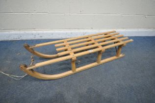 A VINTAGE PILZ-DAVOS BEECH SLEDGE