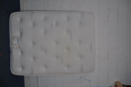 A HEALTHOPAEDIC TENCEL 2000 DOUBLE MATTRESS 4ft6in wide (Condition: some light staining to