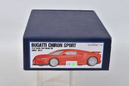 A BOXED UNBUILT ALPHA MODEL BUGATTI CHIRON SPORT, 1:24 scale, full detail kit, no. AM02-0022,