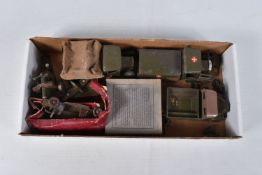 THREE UNBOXED BRITAINS MILITARY VEHICLES, Army Covered Tender Ten-wheeled, No.1432, Army