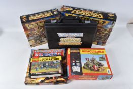 A QUANTITY OF BOXED GAMES WORKSHOP WARHAMMER GAMES AND ACCESSORIES, to include Warhammer 40,000