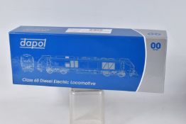 A BOXED DAPOL OO GAUGE CLASS 68 DIESEL ELECTRIC LOCOMOTIVE, 68005 'Defiant' DRS Livery, 4D-022-