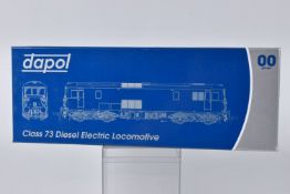 A BOXED DAPOL OO GAUGE CLASS 73 DIESEL ELECTRIC LOCOMOTIVE, No. 73109, N S E Railfreight Battle of