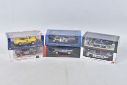 SIX BOXED SPARK MODELS MINIMAX 1970'S/80'S RACECARS, to include a Lancia Stratos 24H Daytona 1977,