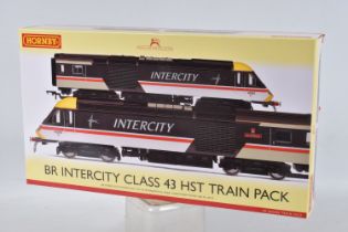 A BOXED HORNBY OO GAUGE MODEL TRAIN PACK, BR Intercity Class 43 HST, 'City of Edinburgh', power