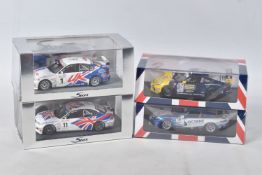 4 BOXED SPARK MINIMAX 2000'S MODEL VEHICLES, BMW 320 nº1 Champion WTCC 2005 numbered S0427 Andy