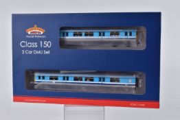 A BOXED BACHMANN OO GAUGE CLASS 150/1 TWO CAR DMU, No, 150115, BR Provincial (32-929). with fitted