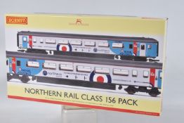 A BOXED HORNBY OO GAUGE MODEL TRAIN PACK, Northern Rail Class 156, 'Spirit of the Royal Air