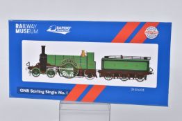 A BOXED RAPIDO TRAINS OO GAUGE STEAM LOCOMOTIVE, 449366, GNR Stirling Single, No. 1, like new