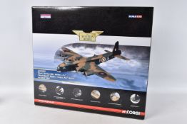 A BOXED CORGI SHORT STIRLING MK1 MODEL PLANE SCALE 1:72, numbered AA39501, painted green and brown