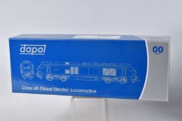 A BOXED DAPOL 00 GAUGE CLASS 68 DIESEL ELECTRIC LOCOMOTIVE, 68002 'Intrepid' DRS Livery, 4D-22-
