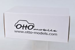 A BOXED OTTO MODELS MG METRO 6R4 RMC 1986 MODEL VEHICLE SCALE 1:18, numbered OT538 UVI, painted blue