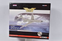 A BOXED CORGI VICKERS VC10 C.1K SCALE 1:144 MODEL AIRCRAFT, numbered AA37005, painted grey,