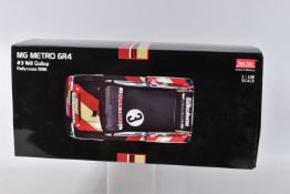 A BOXED SUNSTAR MG METRO 6R4 RALLYCROSS 1986 MODEL VEHICLE SCALE 1:18, numbered 5540, painted