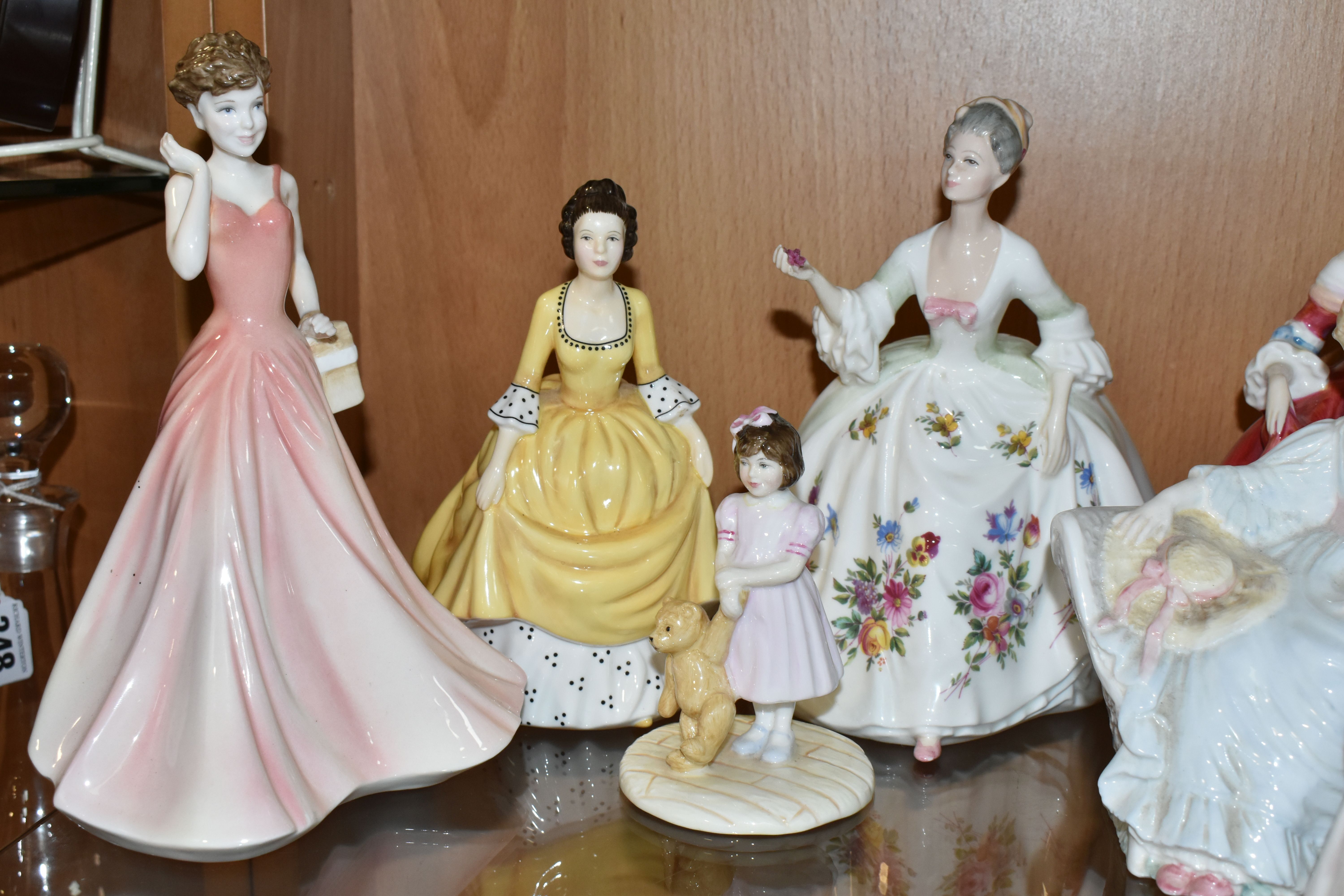 EIGHT ROYAL DOULTON LADY FIGURES AND A COALPORT FIGURE, comprising 'Sugar And Spice' HN4103, ' - Image 4 of 5