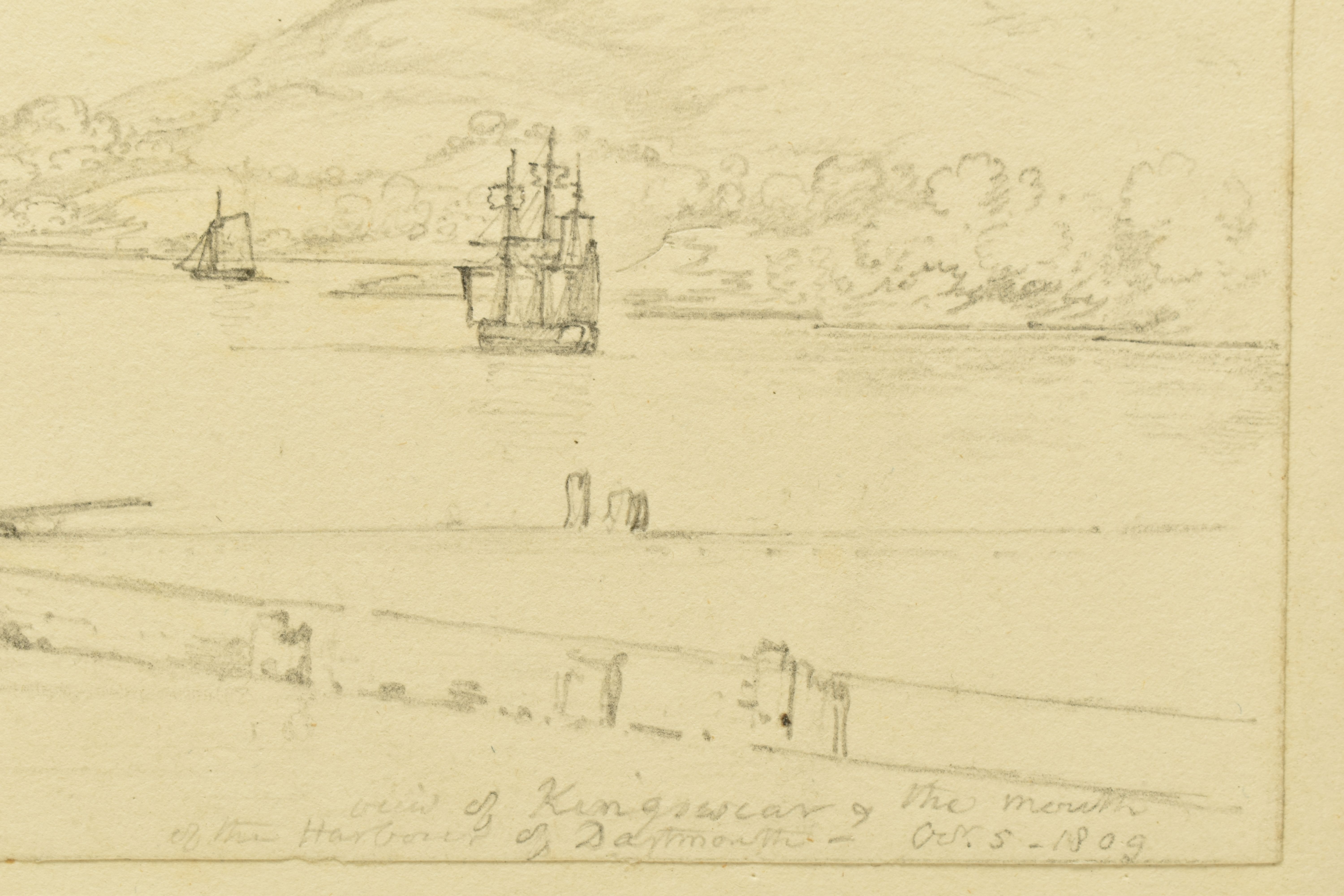 JOSEPH FARINGTON (1742-1821) 'KENDAL CASTLE' a pencil sketch depicting the castle ruins, signed - Image 14 of 16