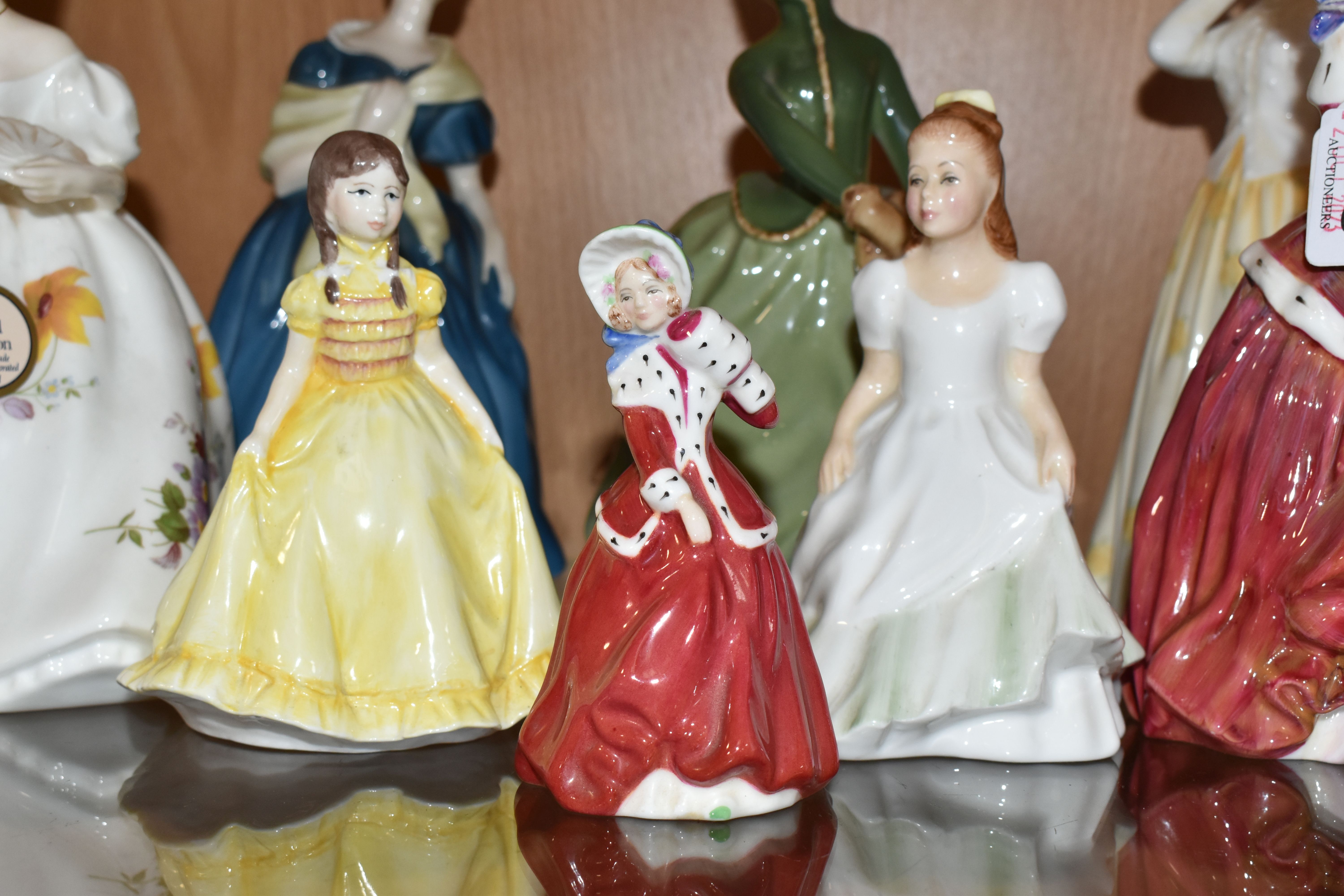 EIGHT ROYAL DOULTON LADY FIGURES AND A ROYAL WORCESTER LADY, comprising 'Susannah' HN4221, 'Grace' - Image 2 of 7