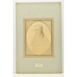 CIRCLE OF GEORGE DANCE ( 1741-1825) 'SAMUEL ROGERS', unsigned half-length portrait of a gentleman,