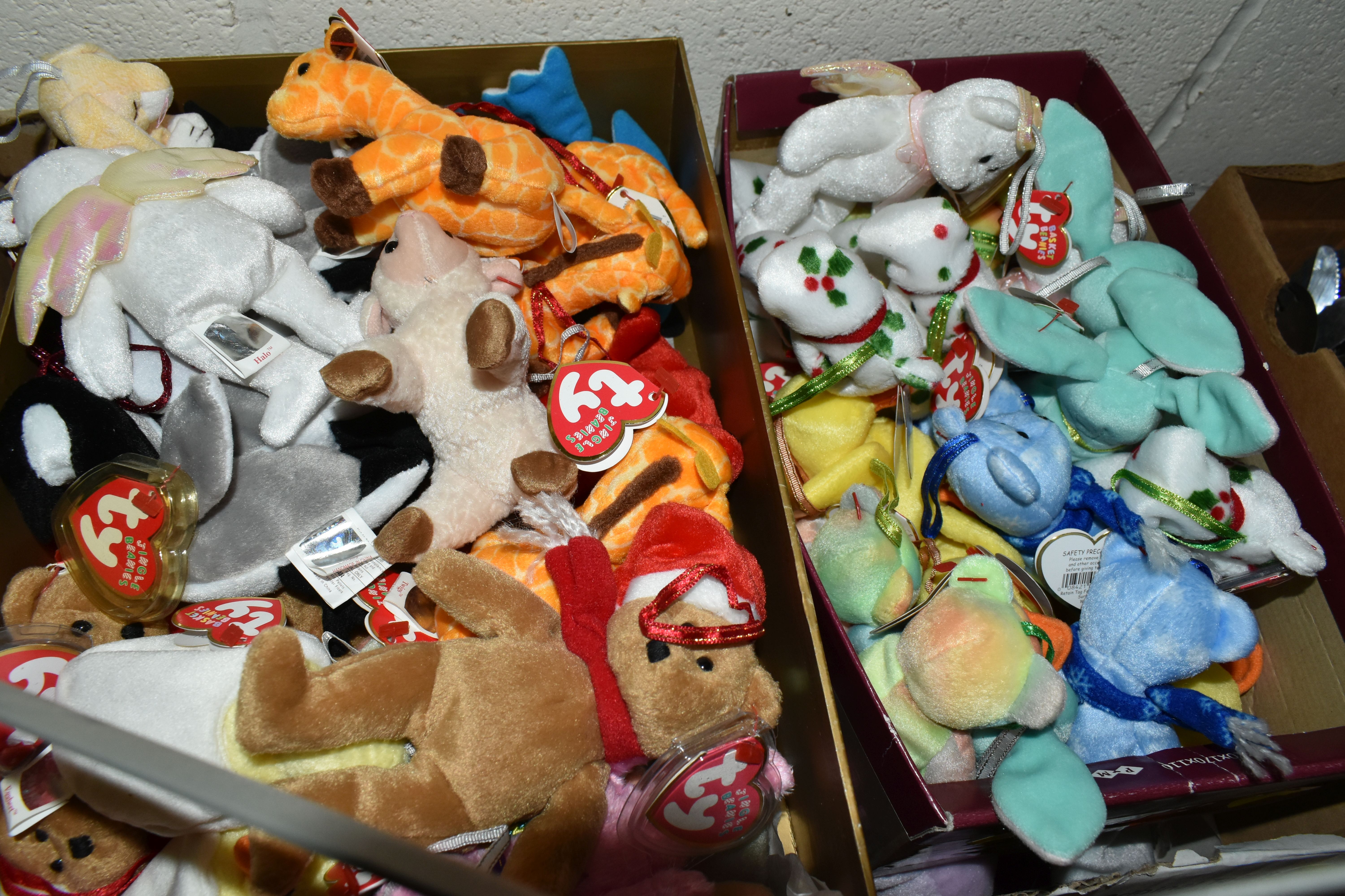 SIX BOXES OF TY BEANIE BABIES ETC, to include bears, ducks and rabbits (6 boxes) - Image 4 of 5